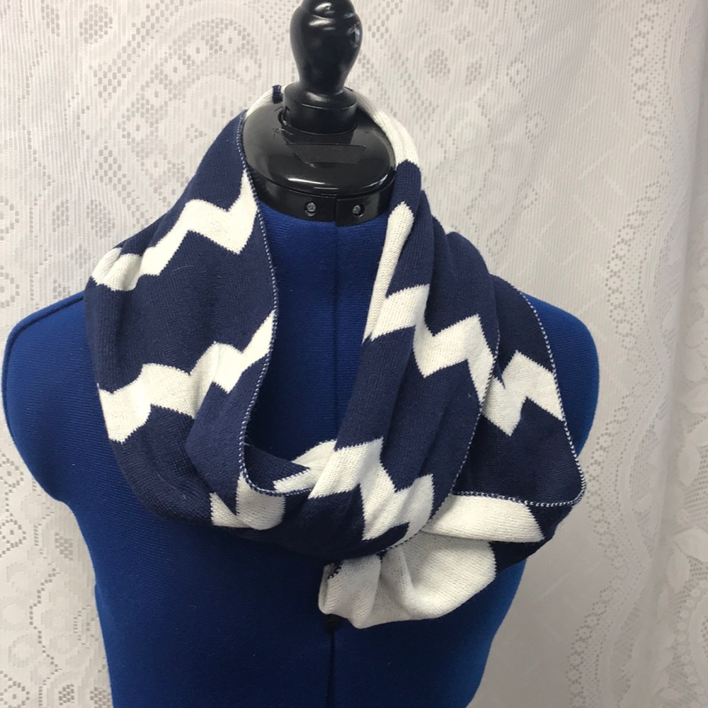 Reversible Knit Infinity Scarf